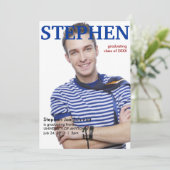 Magazine Hoesje Afstuderen aankondiging (Staand voorkant)