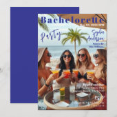 Magazine Hoesje Bachelorette Uitnodiging (Voorkant / Achterkant)