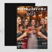 Magazine Hoesje Bachelorette Uitnodiging (Voorkant / Achterkant)