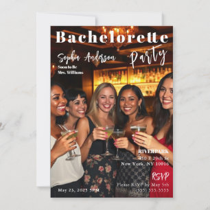 Magazine Hoesje Bachelorette Uitnodiging