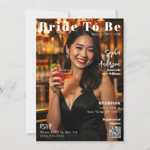 Magazine Hoesje Bride to Be-Invitation Kaart