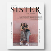 Magazine Hoesje | Cadeau voor zusters Fotocollage Fotoplaat (Voorkant)