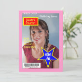 Magazine Hoesje Foto van Birthday Party Kaart (Staand voorkant)