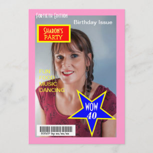 Magazine Hoesje Foto van Birthday Party Kaart