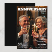 Magazine Hoesje Jubileum Uitnodiging (Voorkant / Achterkant)