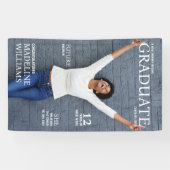 Magazine Hoesje Photo Afstuderen Spandoek (Horizontaal)