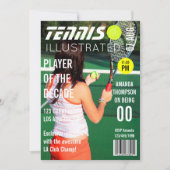 Magazine Hoesje Pic Celebrity Tennis Birthday Part Kaart (Voorkant)