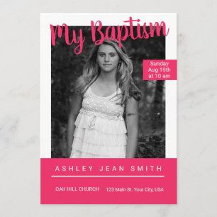 Magazine Hoesje Teen Baptisme Kaart