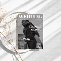 Magazine Hoesje Zwart & Wit Foto Unieke bruiloft