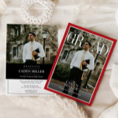 Magazine Nieuwsblad Senior Afstuderen Invitation Kaart