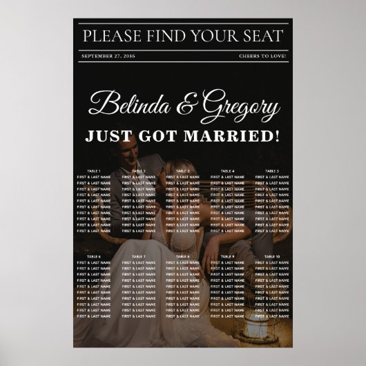 Magazine Redactionele foto's Wedding Zitting Grafi Poster (Voorkant)