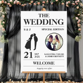 Magazine Style Editorial Mariage Entrée Bienvenue