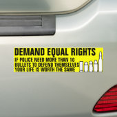 Magazine verboden bumpersticker (Op auto)