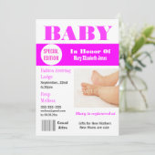 Magazine voor babymeisjes PERSONALIZE Kaart (Staand voorkant)