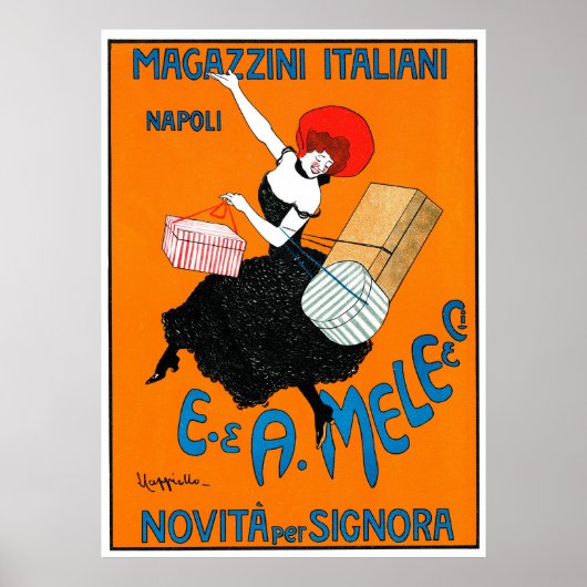 Magazzini Italini 1904 ~ Poster (Voorkant)