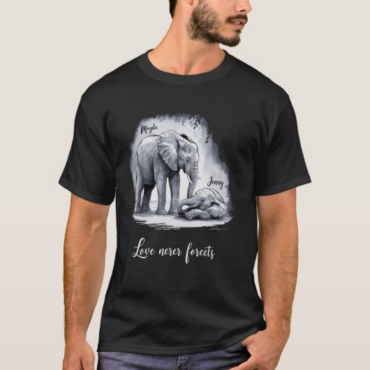 Magda & Jenny Elephant Memorial T-Shirt u2013 Love (Devant)