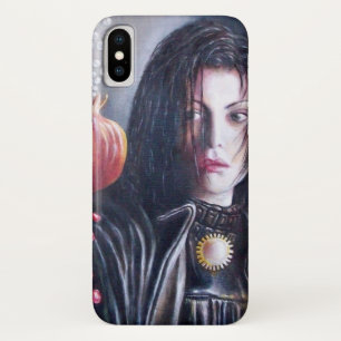 MAGDALEN EN POMEGRANAAT Black White Red iPhone X Hoesje