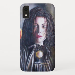 MAGDALEN EN POMEGRANAAT Black White Red iPhone XR Hoesje