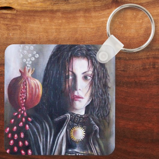 MAGDALENA EN GRANAATAPPEL SLEUTELHANGER (Achterkant)