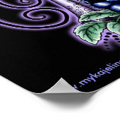 "Magdalene" Gothic Blue Roos Fairy Posters (Hoek)