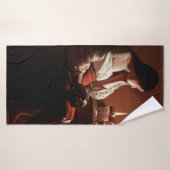 Magdalene met de rookvlam La Tour Badhanddoek (Badhanddoek)