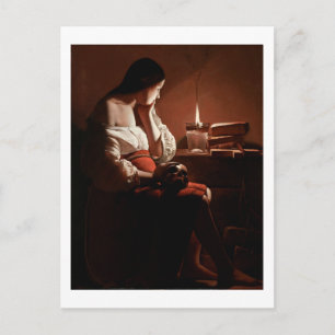 Magdalene met de rookvlam La Tour Briefkaart