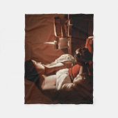 Magdalene met de rookvlam La Tour Fleece Deken (Voorkant)