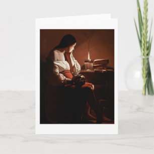 Magdalene met de rookvlam La Tour Kaart