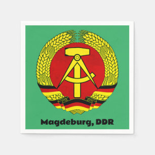 Magdeburg, DDR, Magdeburg, Duitsland (Ossi) Servet