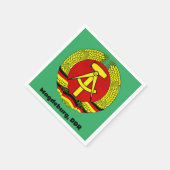 Magdeburg, DDR, Magdeburg, Duitsland (Ossi) Servet (Hoek)