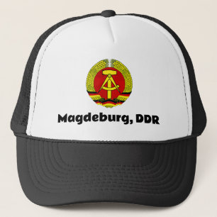 Magdeburg, DDR, Magdeburg, Duitsland (Ossi) Trucker Pet