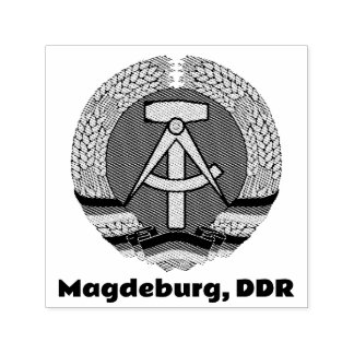 Magdeburg, DDR, Magdeburg, Duitsland (Ossi) Zelfinktende Stempel