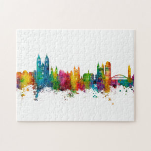 Magdeburg Germany Skyline Legpuzzel