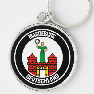 Magdeburg Round Emblem Sleutelhanger