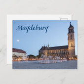 Magdeburger Dom foto Briefkaart (Voorkant / Achterkant)