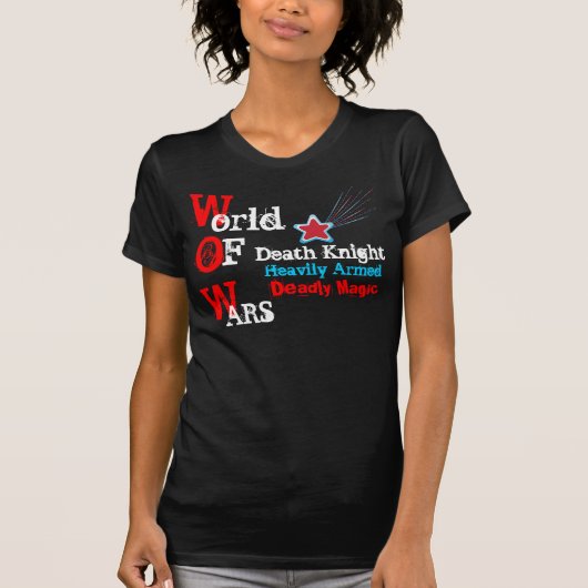 Mage Dames verwoest T-Shirt (Voorkant)