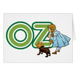 Mage de l'Oz Dorothy Toto avec grandes lettres