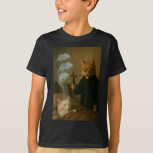 Mage Kat Meme Kat Exorcisme Muis Grappige Fantasy T-shirt