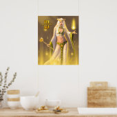 Mage Wars® Priestess of Westlock Poster (20x24) (Keuken)