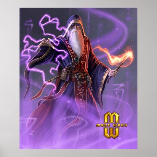 Mage Wars® Wizard of Sortilege Poster (20x24) (Voorkant)