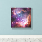 Magellaanse wolk canvas afdruk (Insitu (Houten vloer))