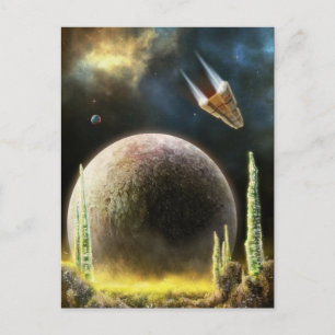 Magellan Explorer - Universe Surface   SF Art. Briefkaart