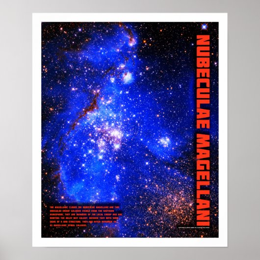 Magellanic Clouds Poster (Voorkant)
