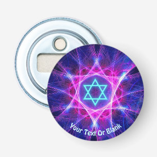 Magen Bet Fractal Button Flesopener