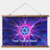 Magen Bet Fractal Hangend Wandkleed (Voorkant)