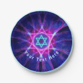 Magen Bet Fractal Papieren Bordje (Voorkant)