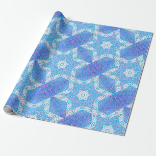 Magen David en Willow Leaf Cadeaupapier