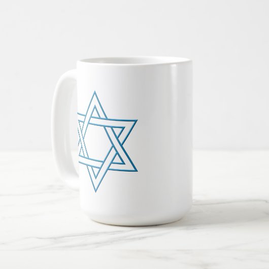 Magen David Koffiemok (Voorkant links)