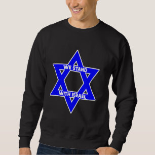 Magen David met We Stand with Israel - Steun mij Trui
