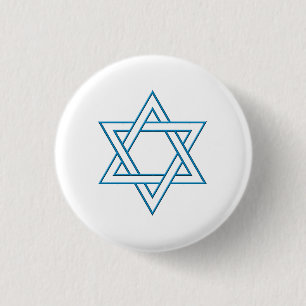 Magen David Ronde Button 3,2 Cm